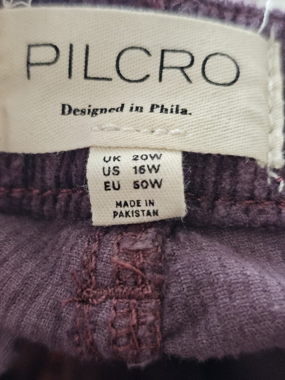 PILCRO Anthropologie High Rise Flared Corduroy Jeans In 16W - Picture 6 of 7